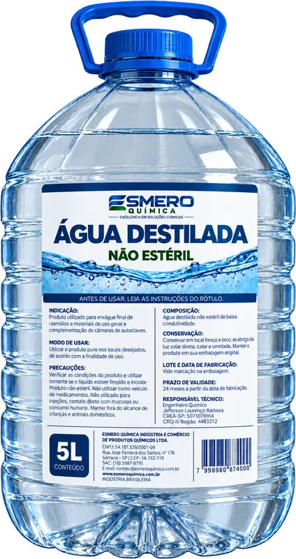 Água Destilada